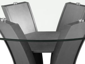 #1716 – The “Camelia” Counter-Height Dining Set in Dark Grey