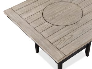 #2727LG – The “Fulton” Counter-Height Dining Set in Light Grey