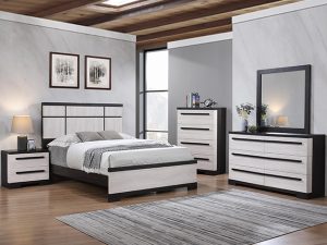 #B8162 – The “Remington” Bedroom in Black/White