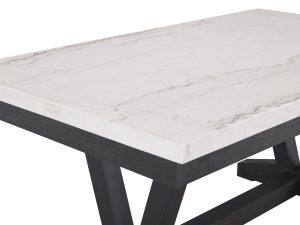 #1320 – The “Varley” Real Marble Dining Set