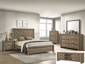 #B9332 – The “Valor” Bedroom in Light Brown