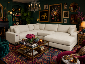 #1099 4 Piece Luxe Modular Sectional
