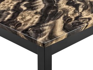 #1715GBK – The “Lennon” Counter-Height Dining Set in Gold/Black
