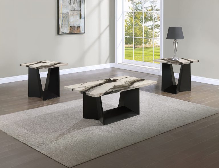 #4226BMBL – The “Adea” Set in Faux Brown Marble